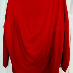 Lululemon red Back in Action long sleeve shirt. Size 6